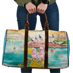 Pink Galah Australia Day Travel Bag Aussie Sydney Opera House Watercolor Stylized - Aussie Hoodie
