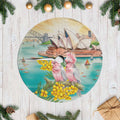 Pink Galah Australia Day Tree Skirt Aussie Sydney Opera House Watercolor Stylized - Aussie Hoodie