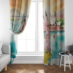Pink Galah Australia Day Window Curtain Aussie Sydney Opera House Watercolor Stylized - Aussie Hoodie