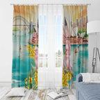 Pink Galah Australia Day Window Curtain Aussie Sydney Opera House Watercolor Stylized - Aussie Hoodie
