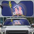Pink Galah Australia Day Auto Sun Shade 26th January Golden Wattle Flag Color - Aussie Hoodie