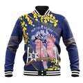 Personalised Pink Galah Australia Day Baseball Jacket 26th January Golden Wattle Flag Color - Aussie Hoodie