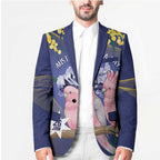 Personalised Pink Galah Australia Day Blazer 26th January Golden Wattle Flag Color - Aussie Hoodie