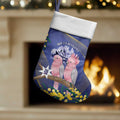 Pink Galah Australia Day Christmas Stocking 26th January Golden Wattle Flag Color - Aussie Hoodie
