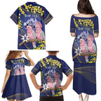 Personalised Pink Galah Australia Day Family Matching Puletasi and Hawaiian Shirt 26th January Golden Wattle Flag Color - Aussie Hoodie