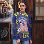 Personalised Pink Galah Australia Day Ugly Christmas Sweater 26th January Golden Wattle Flag Color - Aussie Hoodie