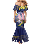 Personalised Pink Galah Australia Day Mermaid Dress 26th January Golden Wattle Flag Color - Aussie Hoodie
