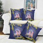 Pink Galah Australia Day Pillow Cover 26th January Golden Wattle Flag Color - Aussie Hoodie