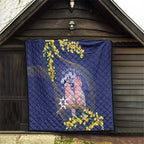 Pink Galah Australia Day Quilt 26th January Golden Wattle Flag Color - Aussie Hoodie