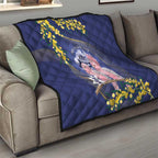 Pink Galah Australia Day Quilt 26th January Golden Wattle Flag Color - Aussie Hoodie