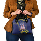 Pink Galah Australia Day Shoulder Handbag 26th January Golden Wattle Flag Color - Aussie Hoodie