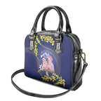 Pink Galah Australia Day Shoulder Handbag 26th January Golden Wattle Flag Color - Aussie Hoodie