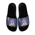 Pink Galah Australia Day Slide Sandals 26th January Golden Wattle Flag Color - Aussie Hoodie