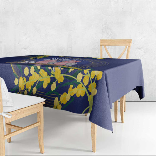 Pink Galah Australia Day Tablecloth 26th January Golden Wattle Flag Color - Aussie Hoodie