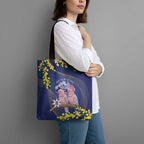 Pink Galah Australia Day Tote Bag 26th January Golden Wattle Flag Color - Aussie Hoodie