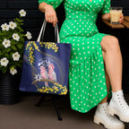 Pink Galah Australia Day Tote Bag 26th January Golden Wattle Flag Color - Aussie Hoodie