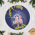 Pink Galah Australia Day Tree Skirt 26th January Golden Wattle Flag Color - Aussie Hoodie