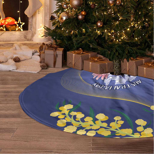 Pink Galah Australia Day Tree Skirt 26th January Golden Wattle Flag Color - Aussie Hoodie