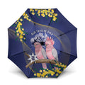 Pink Galah Australia Day Umbrella 26th January Golden Wattle Flag Color - Aussie Hoodie