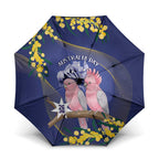 Pink Galah Australia Day Umbrella 26th January Golden Wattle Flag Color - Aussie Hoodie