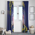 Pink Galah Australia Day Window Curtain 26th January Golden Wattle Flag Color - Aussie Hoodie