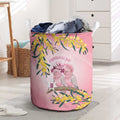 Galah Australia Day Laundry Basket 26th January Golden Wattle Pink Color - Aussie Hoodie