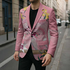 Personalised Galah Australia Day Blazer 26th January Golden Wattle Pink Color - Aussie Hoodie