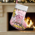 Galah Australia Day Christmas Stocking 26th January Golden Wattle Pink Color - Aussie Hoodie