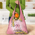 Galah Australia Day Grocery Bag 26th January Golden Wattle Pink Color - Aussie Hoodie