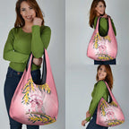 Galah Australia Day Grocery Bag 26th January Golden Wattle Pink Color - Aussie Hoodie