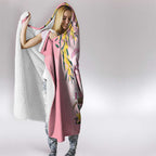Galah Australia Day Hooded Blanket 26th January Golden Wattle Pink Color - Aussie Hoodie