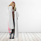 Galah Australia Day Hooded Blanket 26th January Golden Wattle Pink Color - Aussie Hoodie