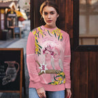 Personalised Galah Australia Day Ugly Christmas Sweater 26th January Golden Wattle Pink Color - Aussie Hoodie