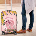 Galah Australia Day Luggage Cover 26th January Golden Wattle Pink Color - Aussie Hoodie