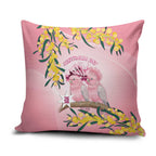 Galah Australia Day Pillow Cover 26th January Golden Wattle Pink Color - Aussie Hoodie