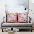 Galah Australia Day Pillow Cover 26th January Golden Wattle Pink Color - Aussie Hoodie