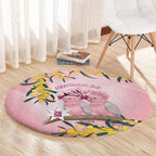 Galah Australia Day Round Carpet 26th January Golden Wattle Pink Color - Aussie Hoodie