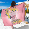Galah Australia Day Sarong 26th January Golden Wattle Pink Color - Aussie Hoodie