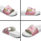 Galah Australia Day Slide Sandals 26th January Golden Wattle Pink Color - Aussie Hoodie