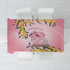 Galah Australia Day Tablecloth 26th January Golden Wattle Pink Color - Aussie Hoodie