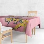 Galah Australia Day Tablecloth 26th January Golden Wattle Pink Color - Aussie Hoodie