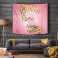 Galah Australia Day Tapestry 26th January Golden Wattle Pink Color - Aussie Hoodie