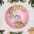Galah Australia Day Tree Skirt 26th January Golden Wattle Pink Color - Aussie Hoodie