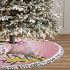 Galah Australia Day Tree Skirt 26th January Golden Wattle Pink Color - Aussie Hoodie