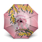 Galah Australia Day Umbrella 26th January Golden Wattle Pink Color - Aussie Hoodie