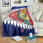 new-zealand-waitangi-day-blanket-nz-maori-tui-bird-with-kowhai-flowers