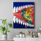 new-zealand-waitangi-day-canvas-wall-art-nz-maori-tui-bird-with-kowhai-flowers