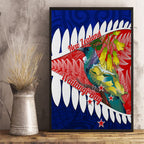 new-zealand-waitangi-day-canvas-wall-art-nz-maori-tui-bird-with-kowhai-flowers