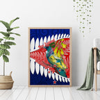 new-zealand-waitangi-day-canvas-wall-art-nz-maori-tui-bird-with-kowhai-flowers