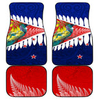 new-zealand-waitangi-day-car-mats-nz-maori-tui-bird-with-kowhai-flowers